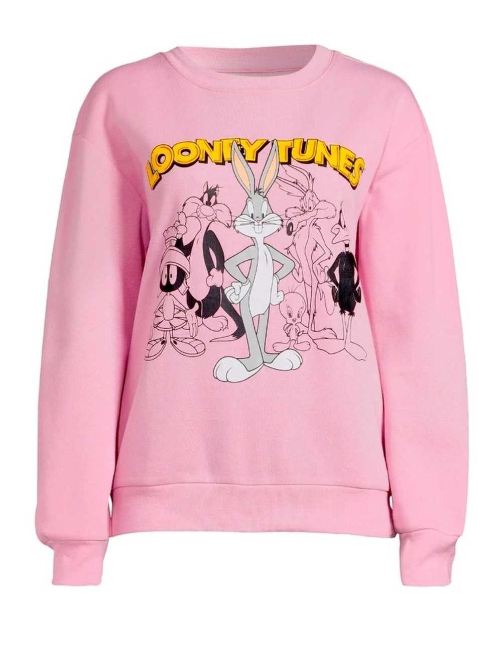 Warner Bros. Pink Looney Tunes Crewneck Sweatshirt